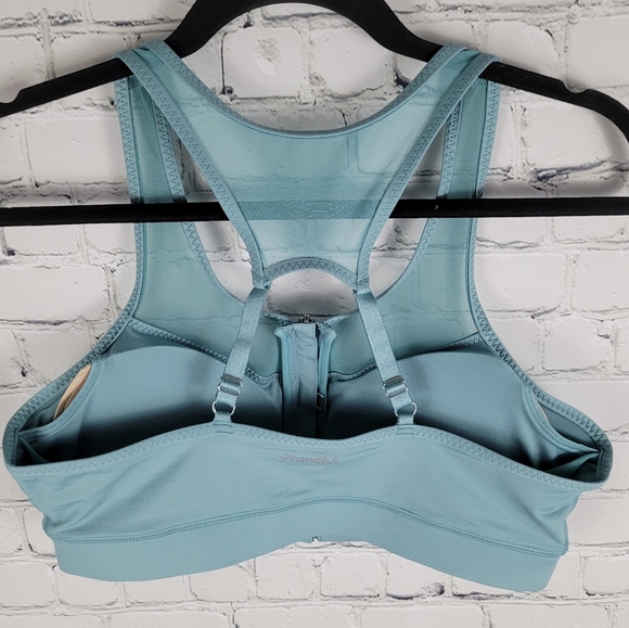 HANDFUL | The Closer front zip close high impact sports bra - Picture 3 of 7